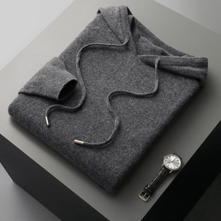 Men’s Knit Hoodie | Long Sleeve