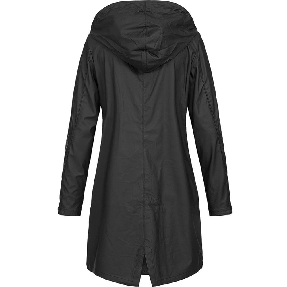 Women’s Hooded Rain Coat | Long