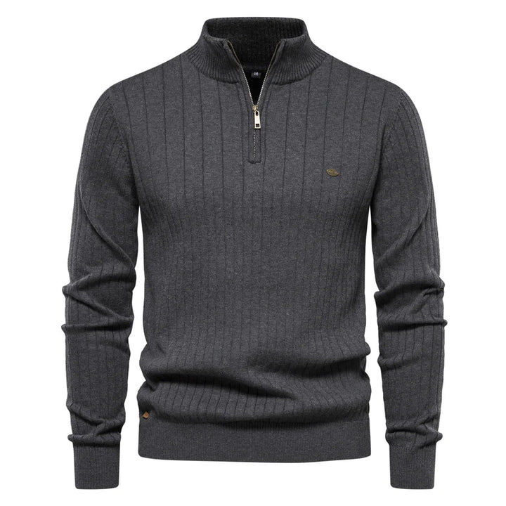 Brian - Men's Wool Half Zip Sweater