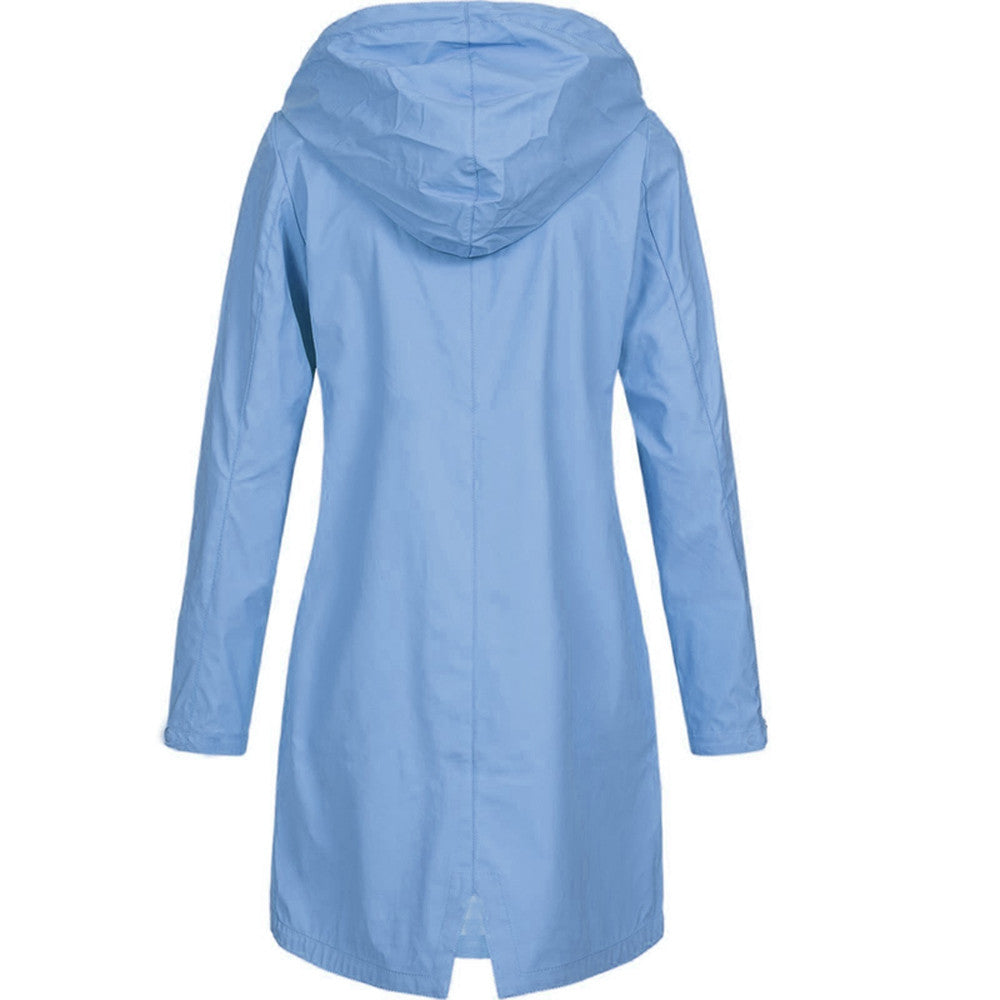 Women’s Hooded Rain Coat | Long