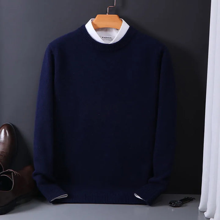 Men’s Crew Neck Sweater | Knitted