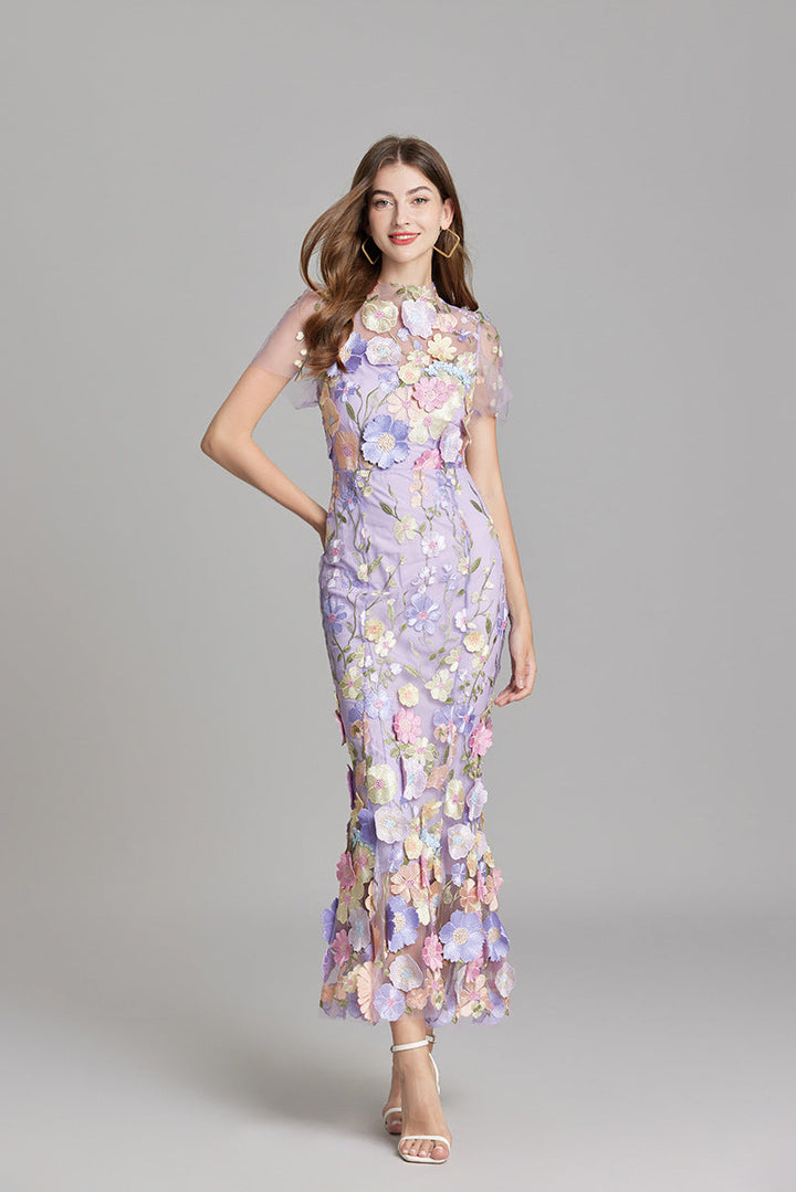 Women’s Floral Lace Dress | Maxi