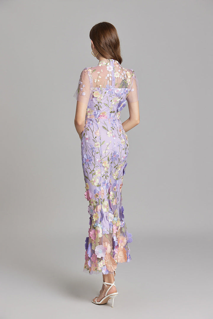 Women’s Floral Lace Dress | Maxi