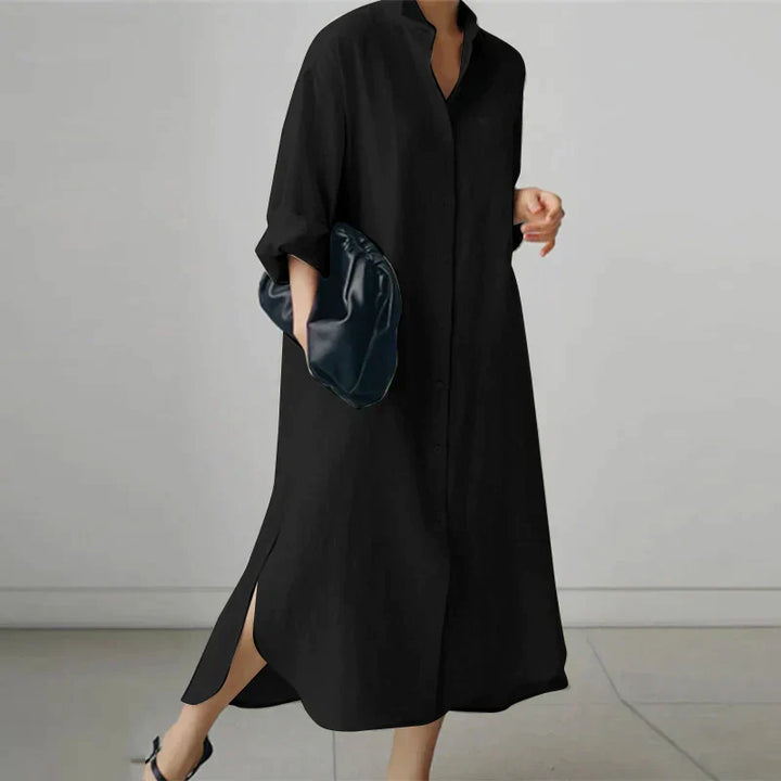 Women’s Button Down Shirt Dress | Midi