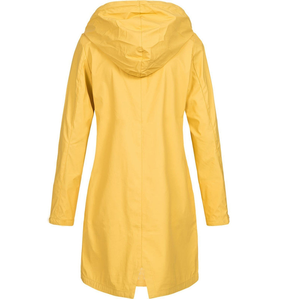 Women’s Hooded Rain Coat | Long