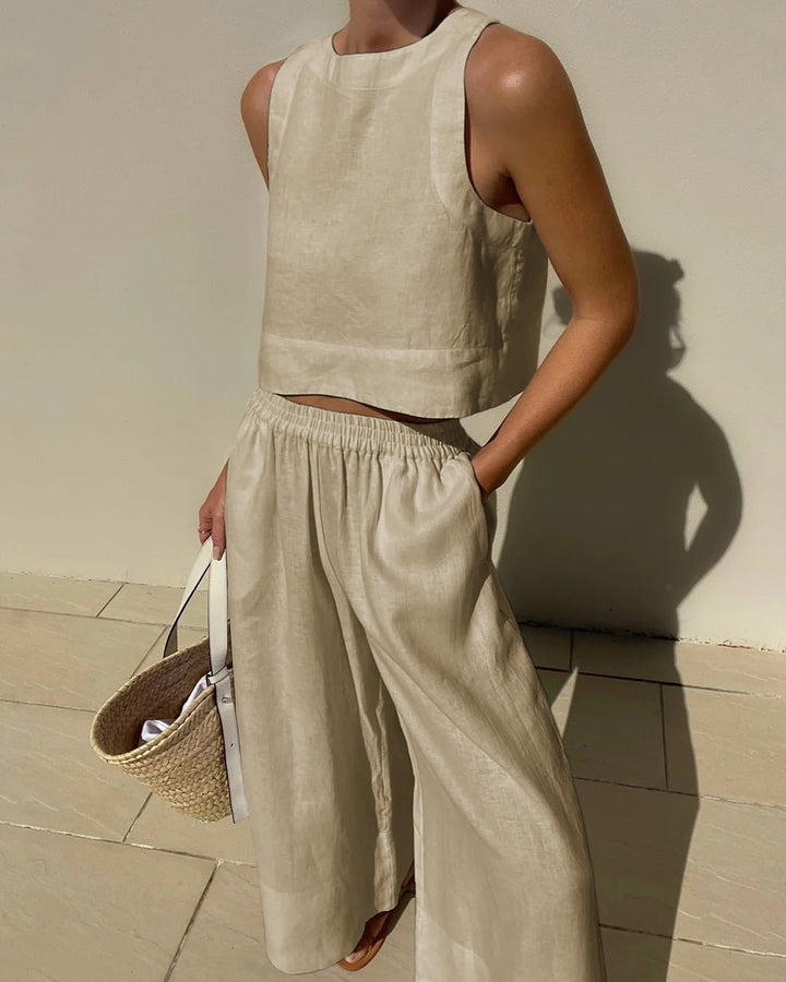 Women’s Sleeveless Two-Piece Set | Coord