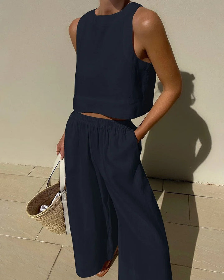 Women’s Sleeveless Two-Piece Set | Coord