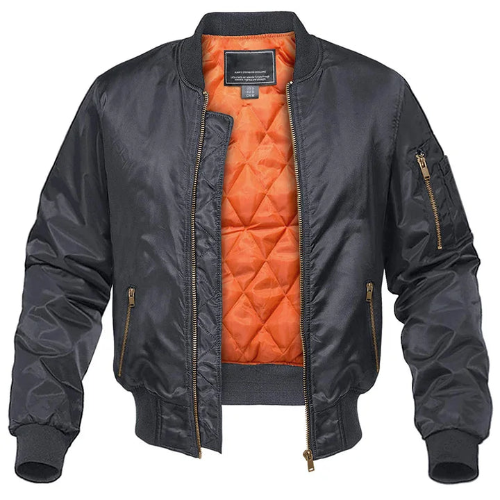Men’s Quilted Bomber Jacket | Winter
