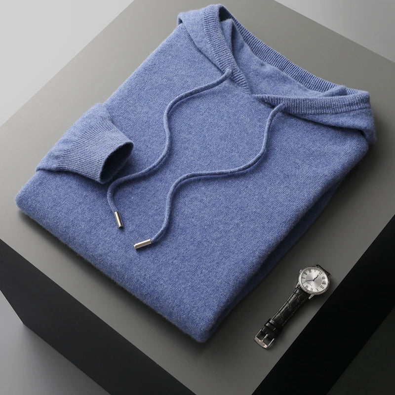 Men’s Knit Hoodie | Long Sleeve