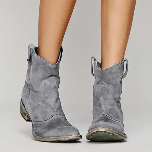 Women’s Cowgirl Ankle Boots | Flat