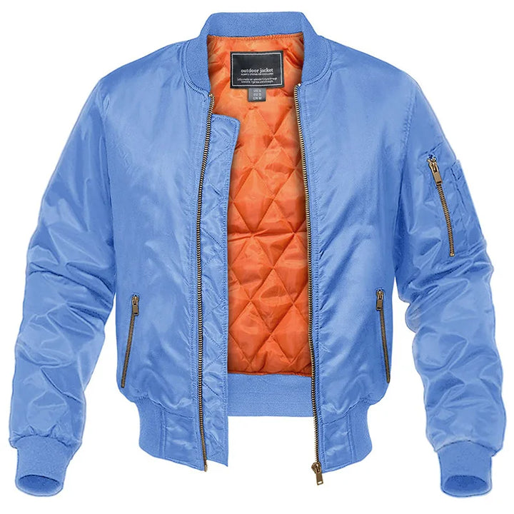 Men’s Quilted Bomber Jacket | Winter