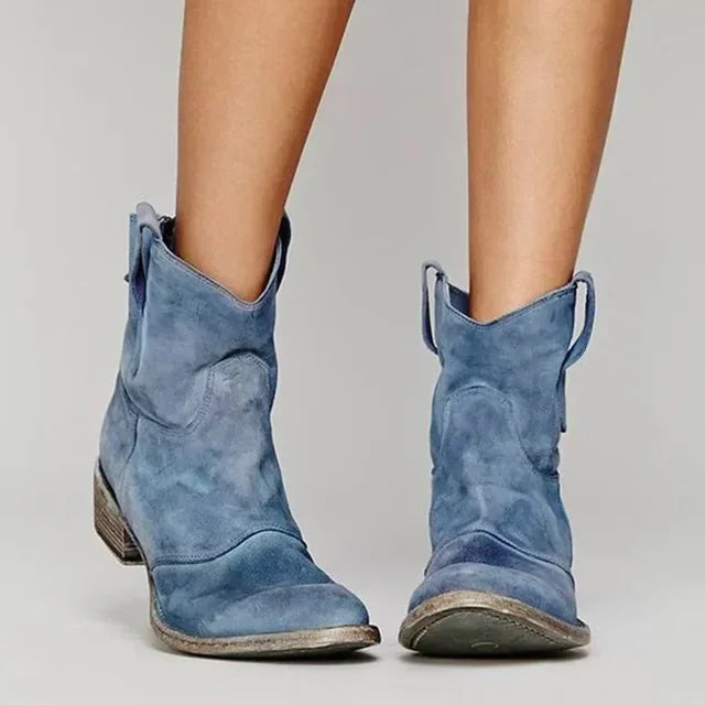 Women’s Cowgirl Ankle Boots | Flat