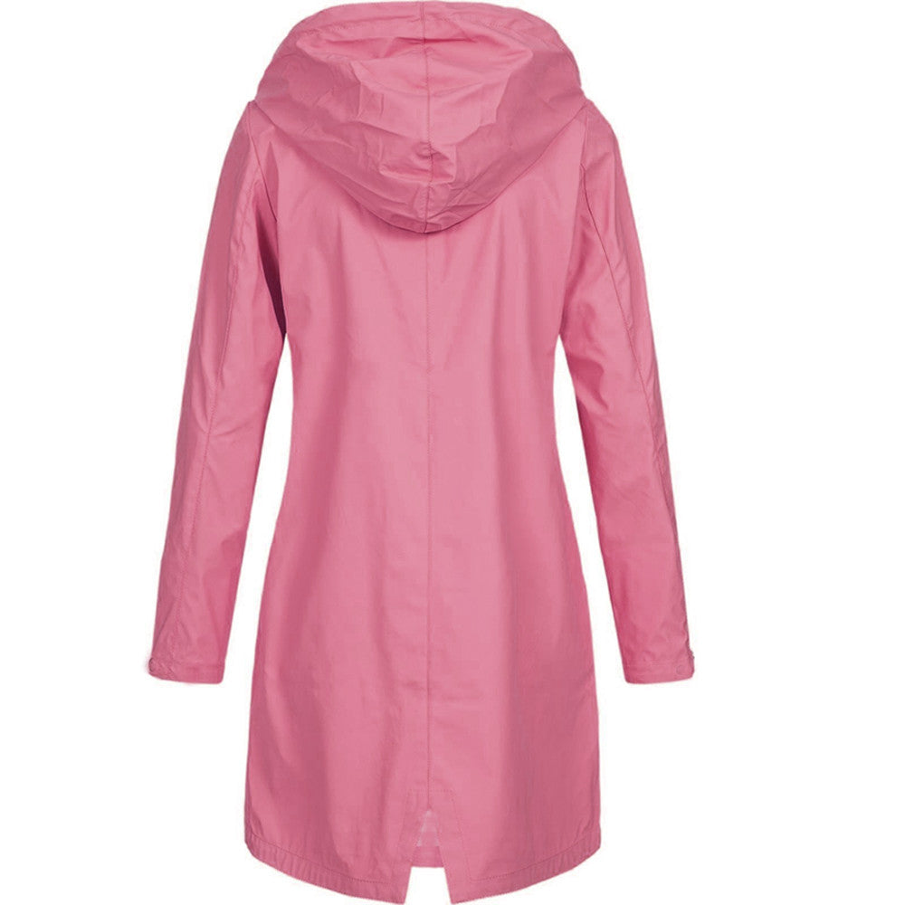 Women’s Hooded Rain Coat | Long
