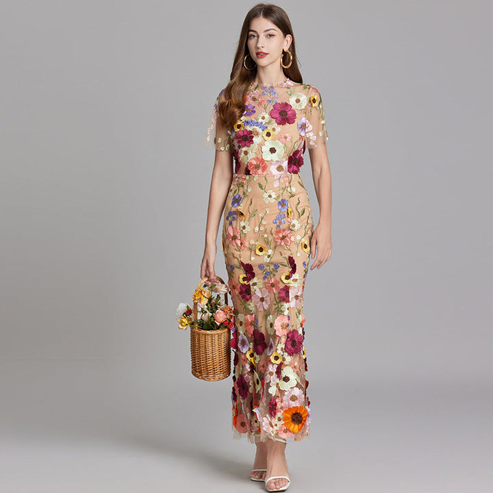 Women’s Floral Lace Dress | Maxi