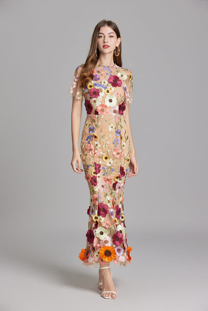 Women’s Floral Lace Dress | Maxi