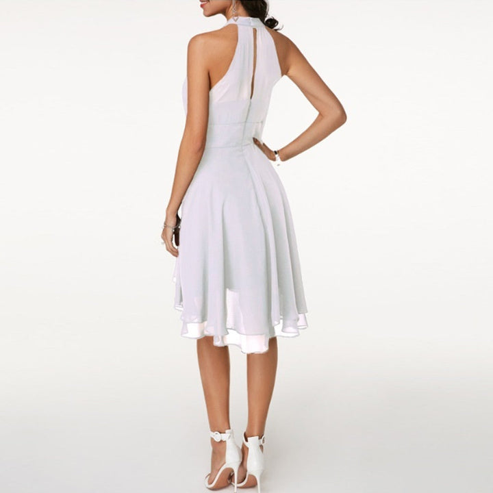 Women’s Halter Ruffle Dress | Mini