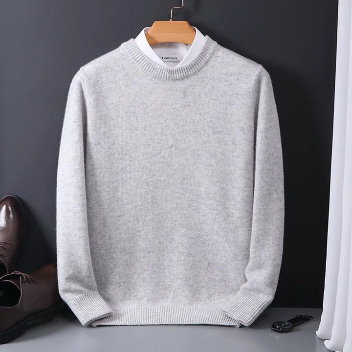Men’s Crew Neck Sweater | Knitted