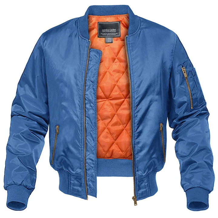 Men’s Quilted Bomber Jacket | Winter