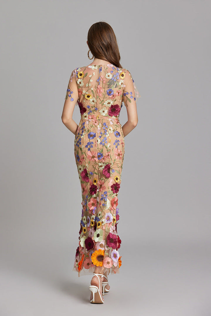 Women’s Floral Lace Dress | Maxi