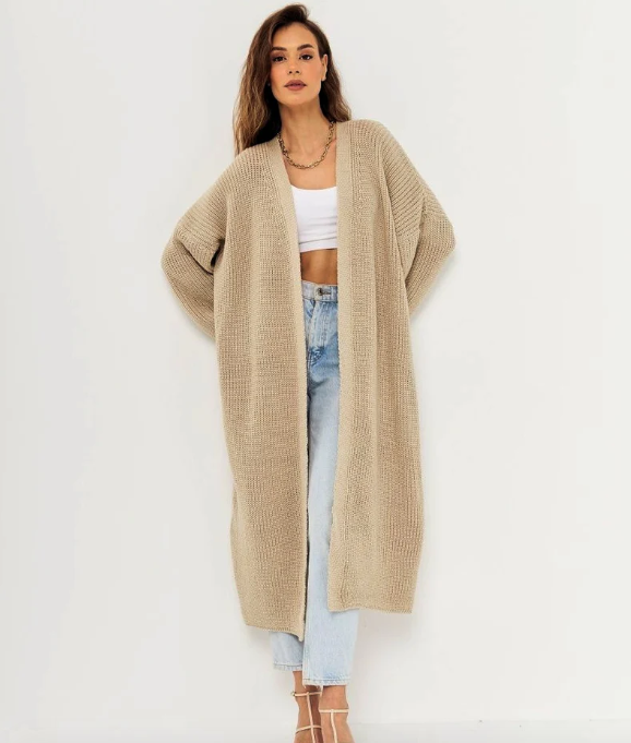 Women’s Longline Knit Cardigan | Oversized