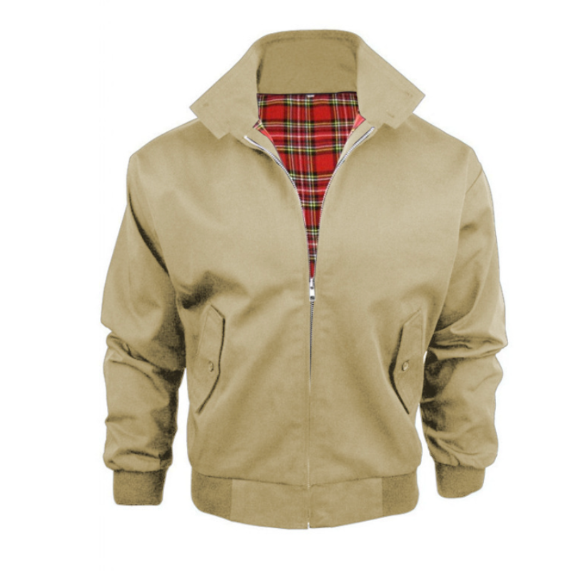 Men’s Retro Bomber Jacket | Tartan