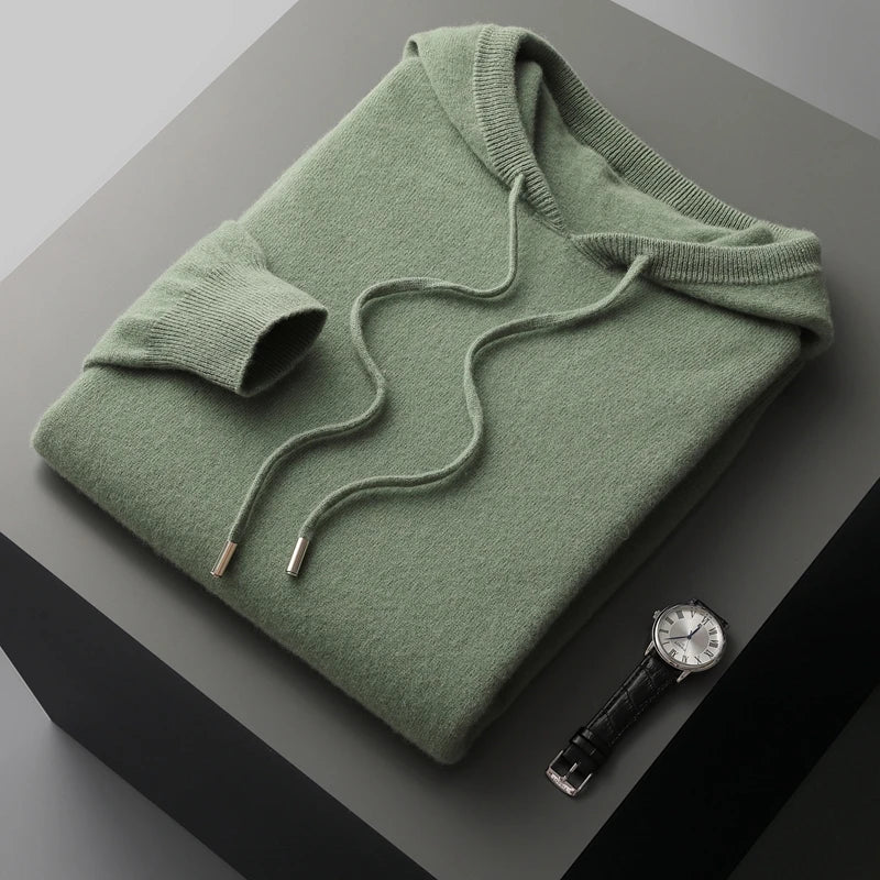Men’s Knit Hoodie | Long Sleeve