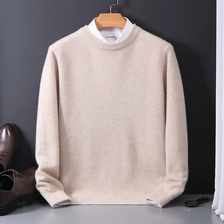 Men’s Crew Neck Sweater | Knitted