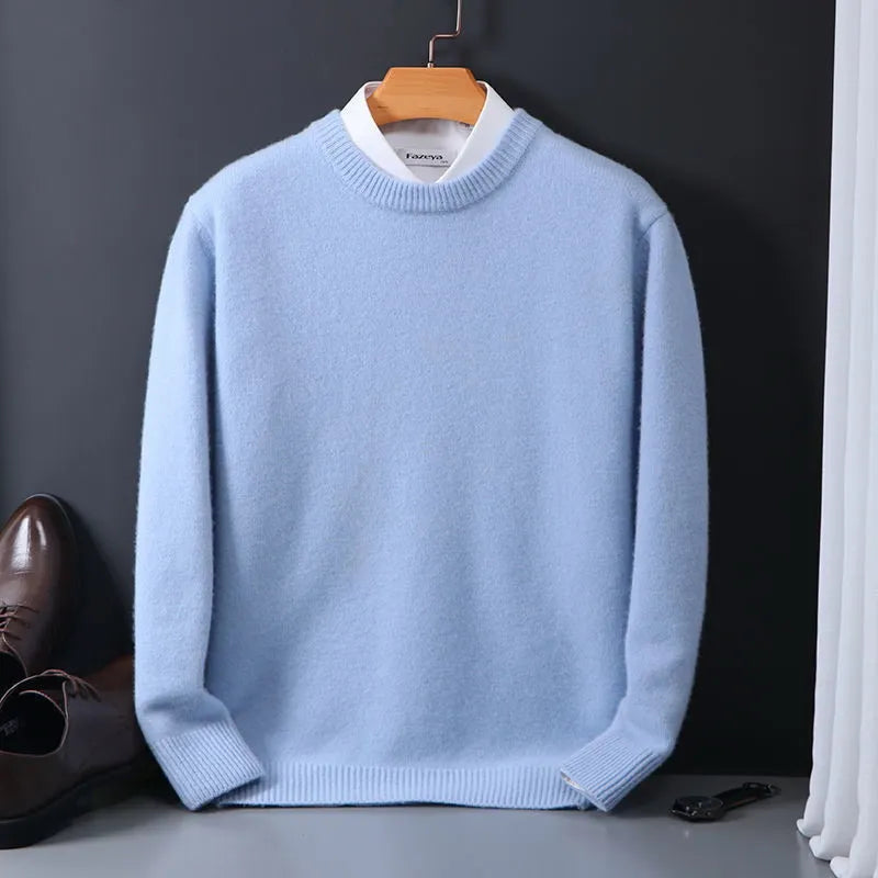 Men’s Crew Neck Sweater | Knitted