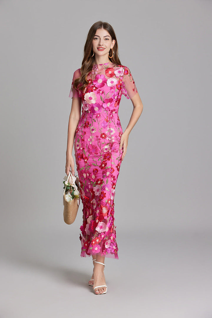 Women’s Floral Lace Dress | Maxi