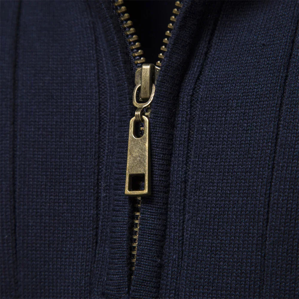 Brian - Men's Wool Half Zip Sweater