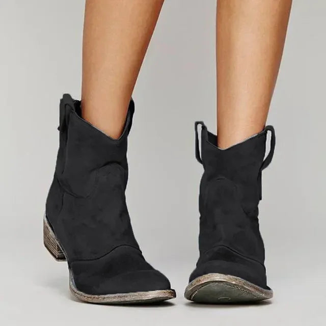 Women’s Cowgirl Ankle Boots | Flat