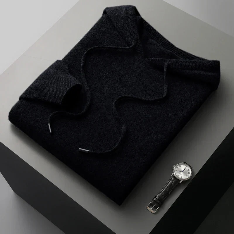 Men’s Knit Hoodie | Long Sleeve