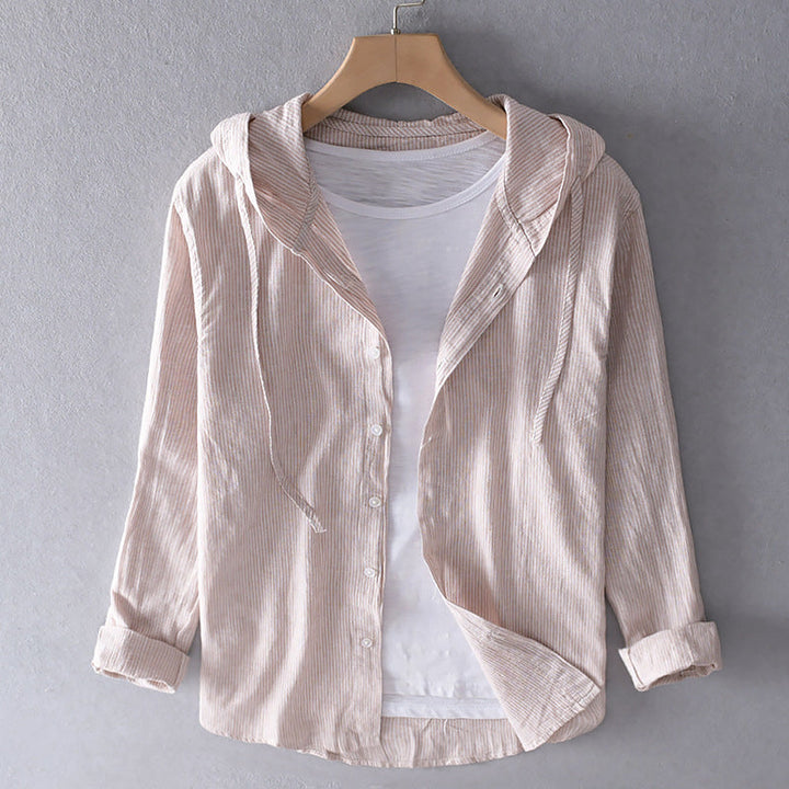 Women’s Striped Button-Up Shirt | Oversized