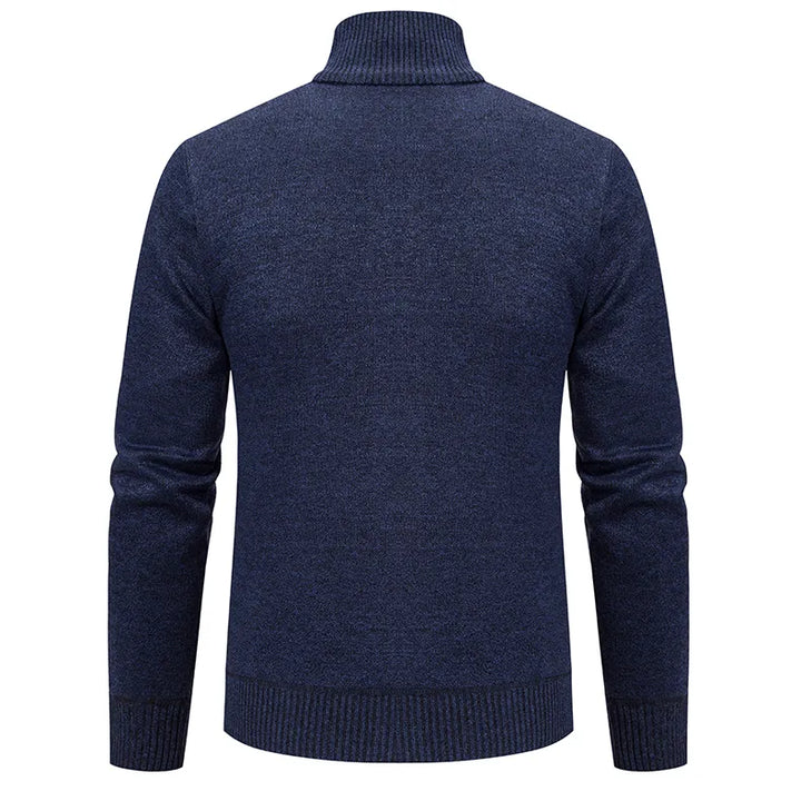Bruce - Men's Woolen Cardigan Featuring Twin Side Pockets