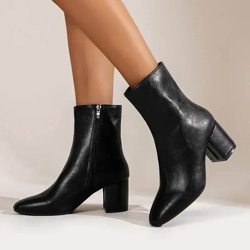 Women’s Heeled Ankle Boots | Block Heel