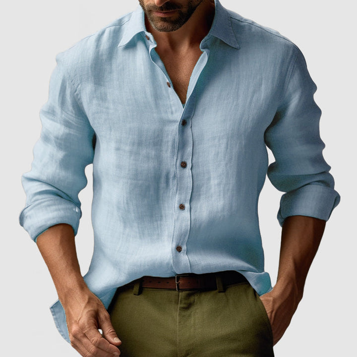 Men’s Button-Up Casual Shirt | Long Sleeve