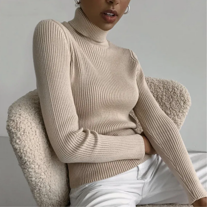 Women’s Knit Turtleneck Jumper | Long Sleeve
