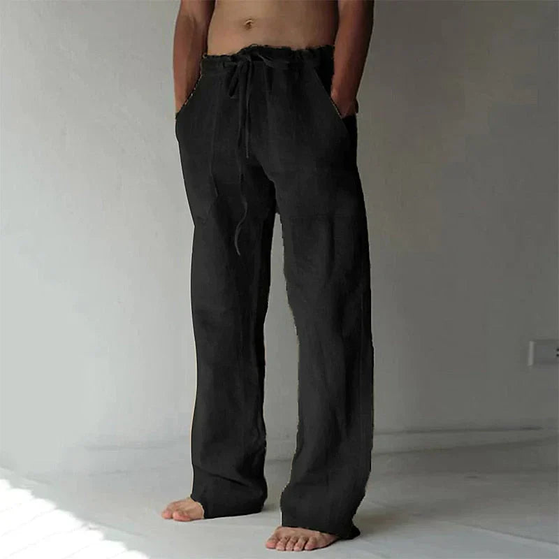 Men’s Drawstring Trousers | Wide Leg