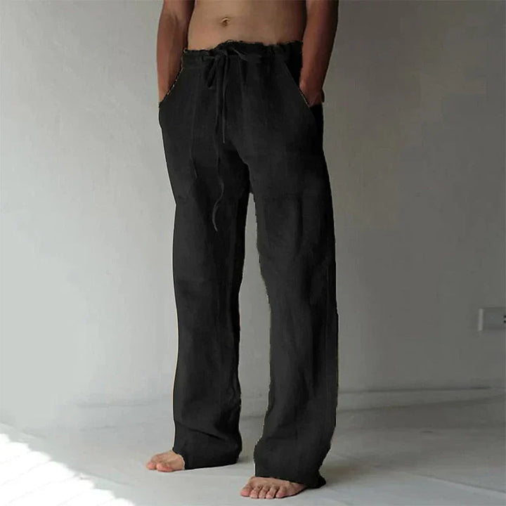 Men’s Drawstring Trousers | Wide Leg
