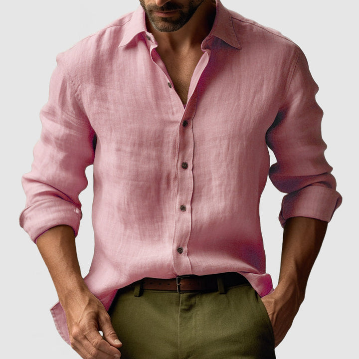 Men’s Button-Up Casual Shirt | Long Sleeve