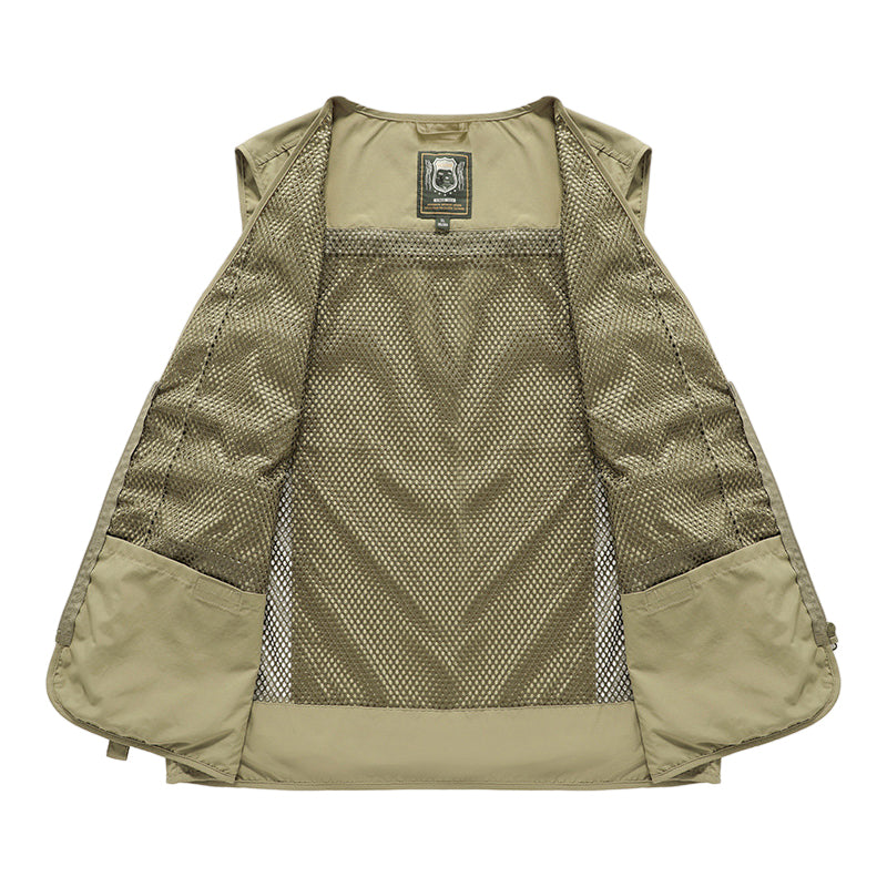 Men’s Multi-Pocket Utility Vest | Longline