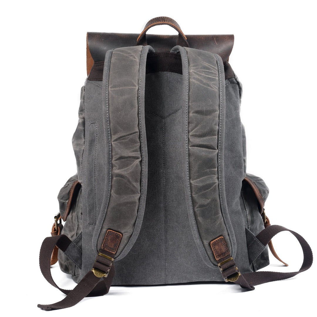 Nicolas - Canvas Leather Backpack