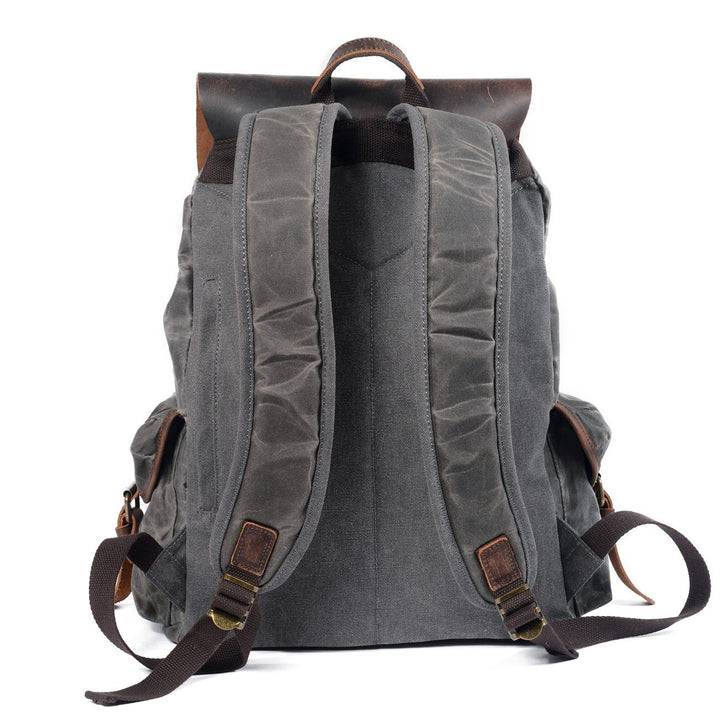Nicolas - Canvas Leather Backpack