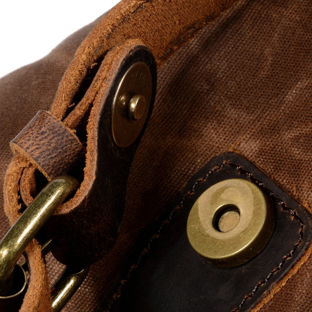 Nicolas - Canvas Leather Backpack