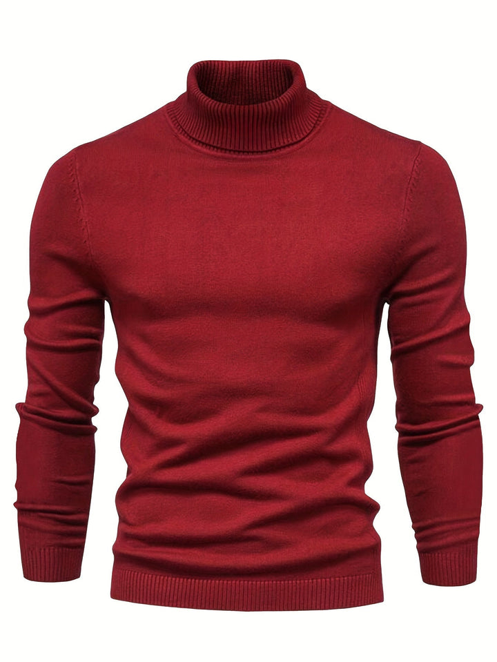Billy - Men's Turtleneck Sweater in Wool