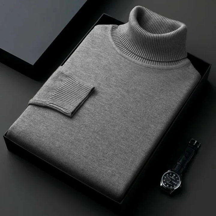 Men’s Turtleneck Knit Jumper | Knitted