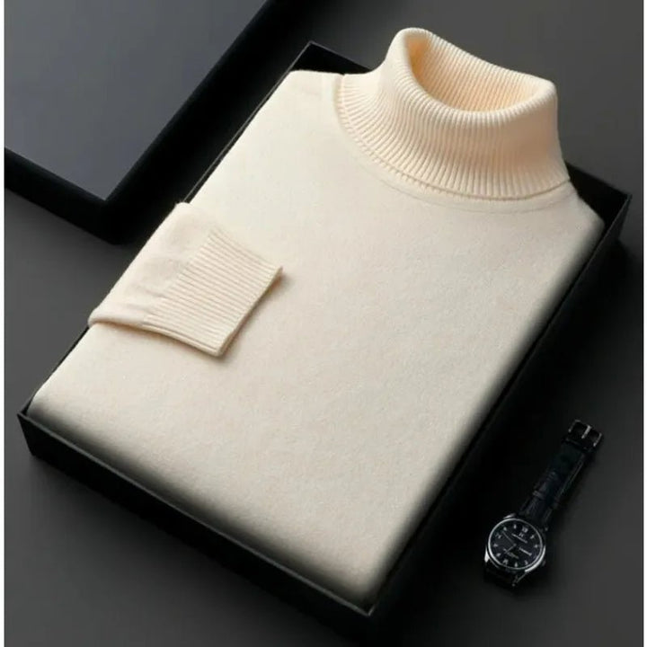Men’s Turtleneck Knit Jumper | Knitted
