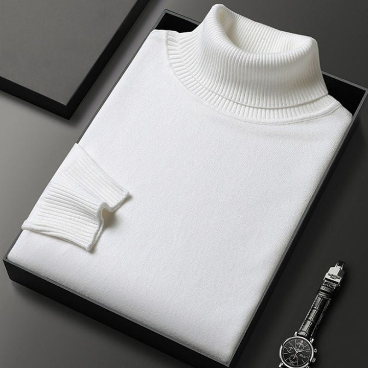 Men’s Turtleneck Knit Jumper | Knitted