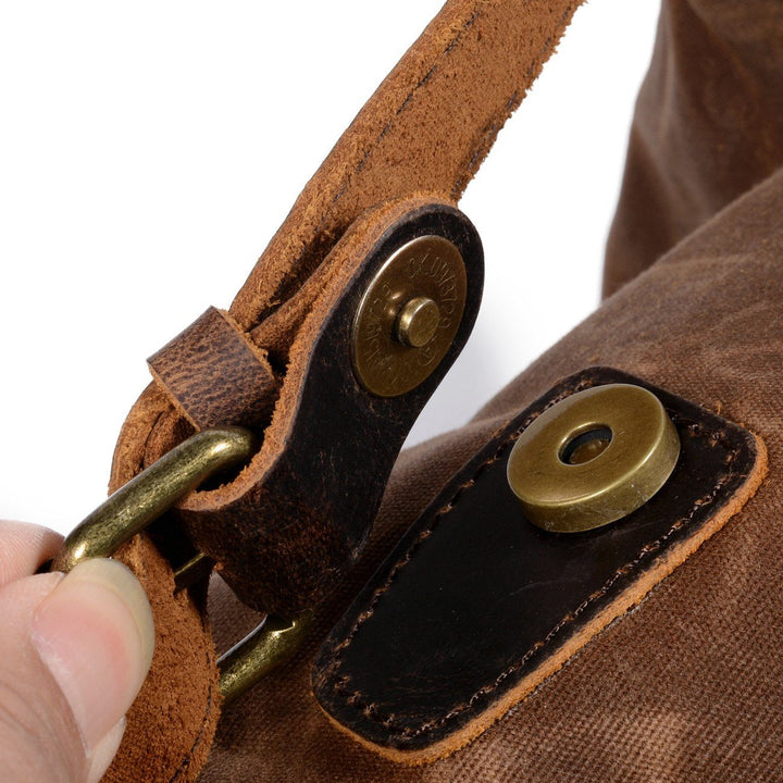 Nicolas - Canvas Leather Backpack