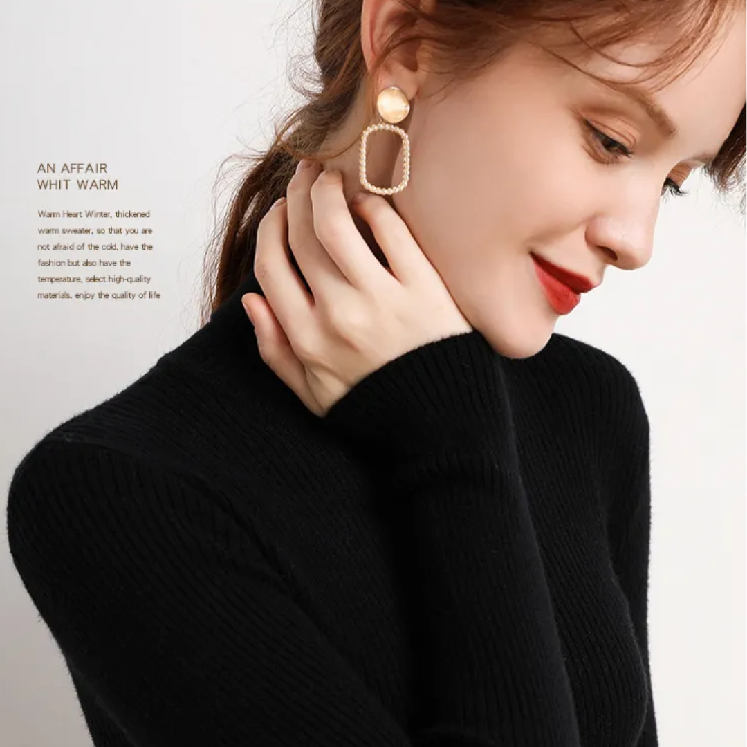 Women’s Knit Turtleneck Jumper | Long Sleeve